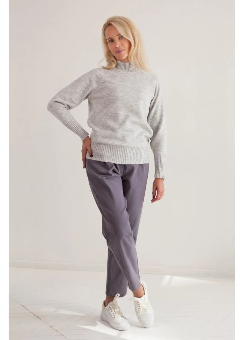 Сірий демісезонний джемпер, колір сірий Nita