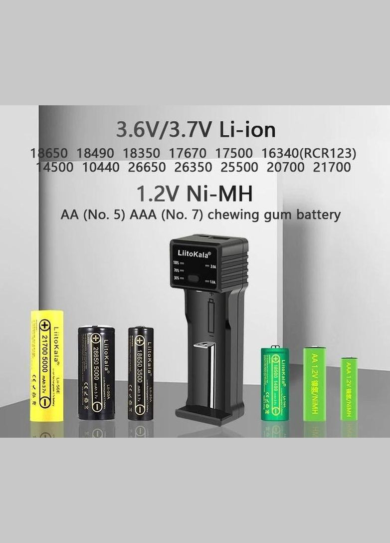 Зарядное устройство для Lii-100C black LiitoKala (322812516)