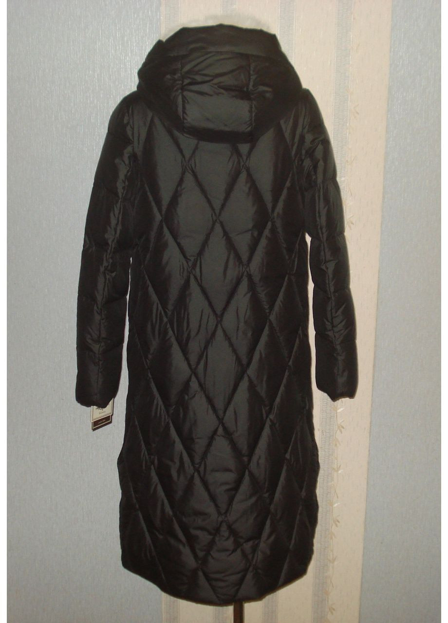 Коричневое демисезонное Пальто зимнее 6-878 Qarlevar