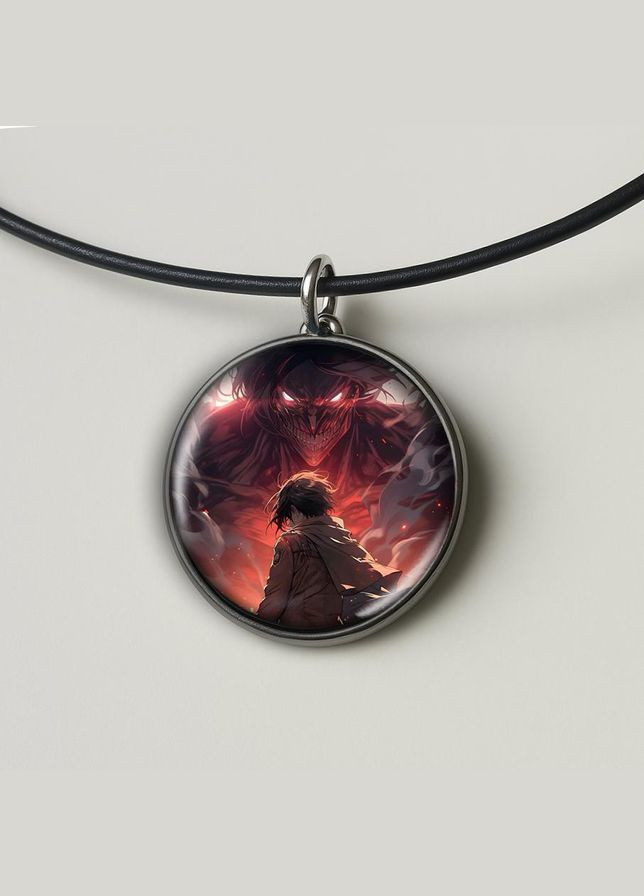 Набор подвеска (кулон) и брелок Аниме Атака Титанов #04 (подарочный набор) No Brand (332633954)