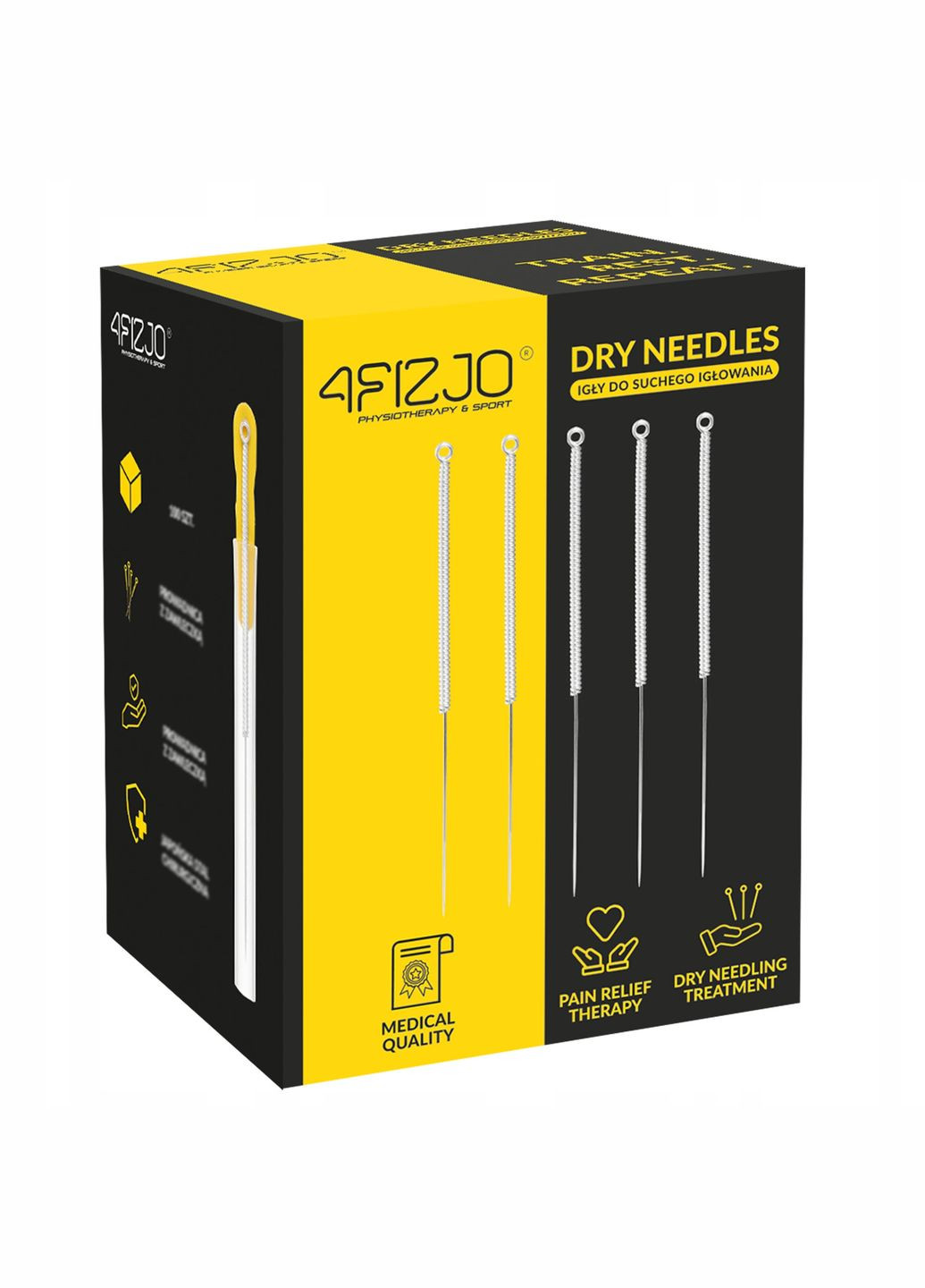 Голки акупунктурні 0.25 х 15 мм з направляючою 100 шт (P-5907739318923) 4FIZJO (301733269)