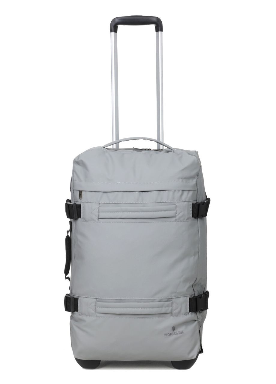 Сумка на колесах середня М сіра 60x37x22см/49л/2.4кг/ 853-60 WORLDLINE (324802212)