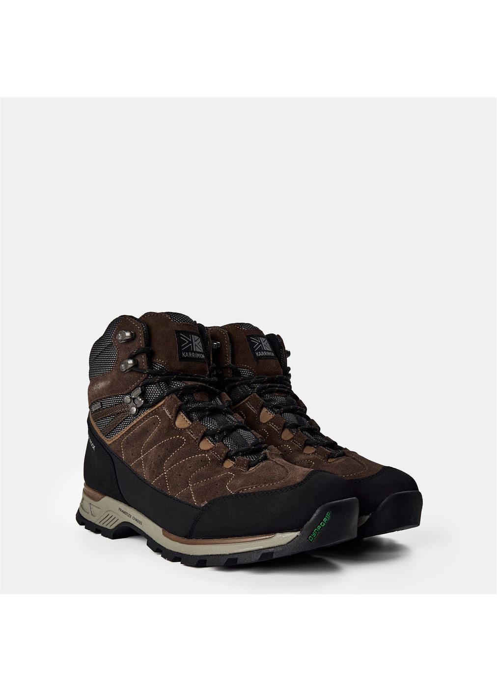 Коричневые ботинки hot rock mens walking boots brown 7(41) Karrimor