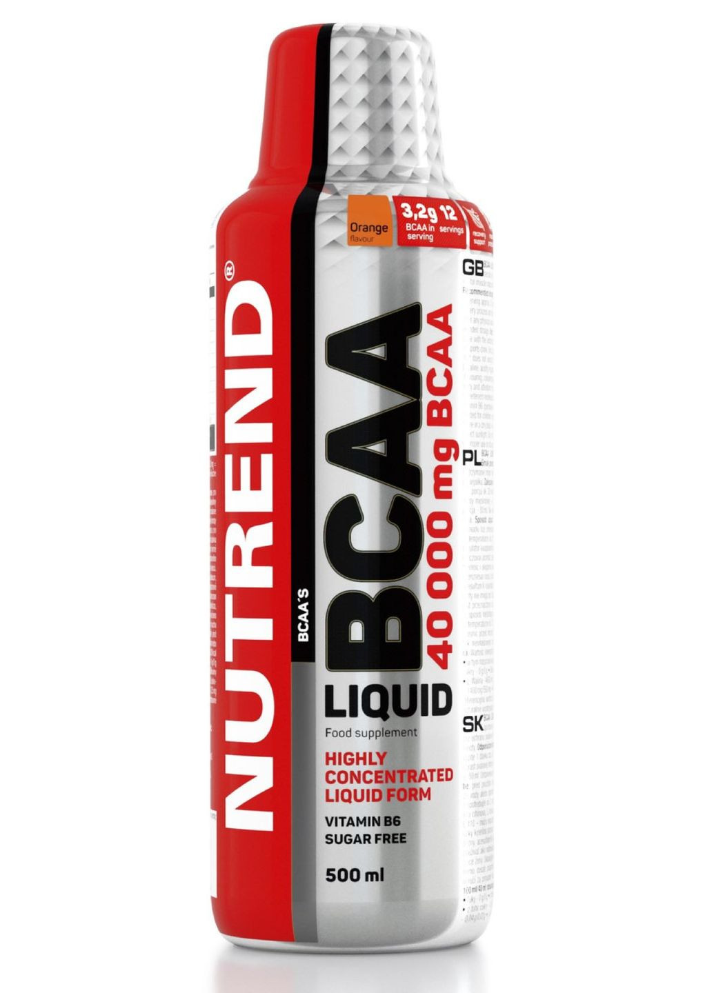 Аминокислоты BCAA Liquid 500 ml (Orange) Nutrend (278101723)