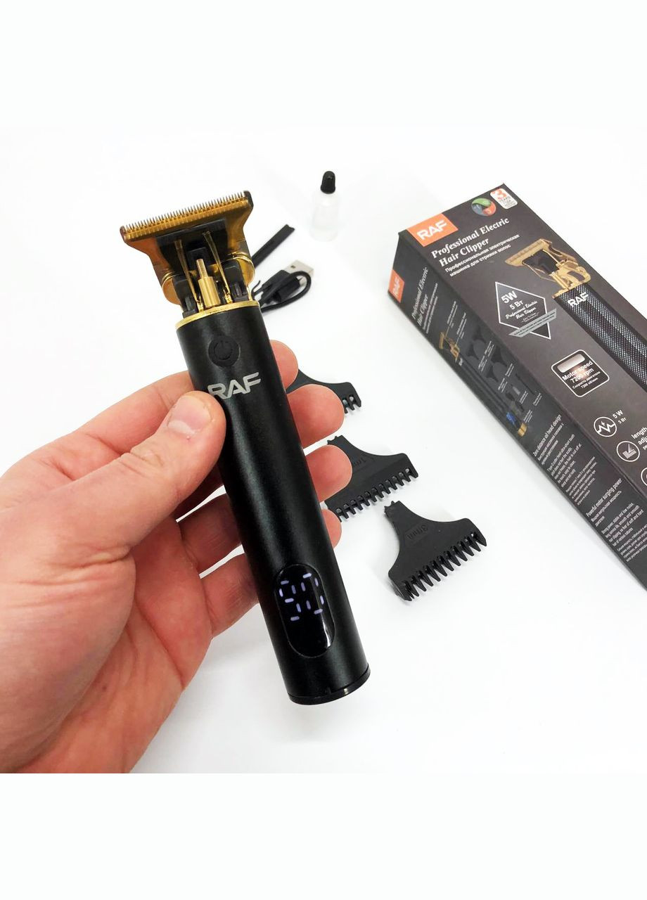 Акумуляторний універсальний тример для стрижки R.437, Електробритва UQ-299 для голови RAF (351486152)