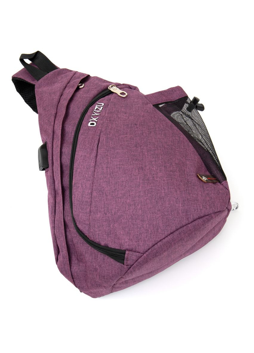 Синяя мужская текстильная сумка через плечо, малиновая кроссбода. 20552 Vintage (329197589)