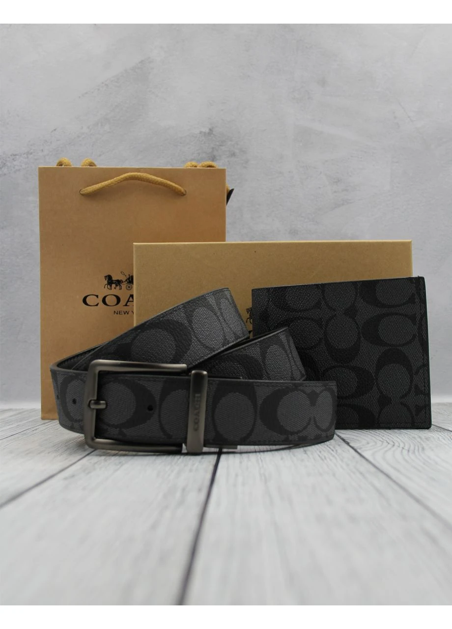 Ремень и Кошелек Мужской Подарочный Набор No Brand (392902790)