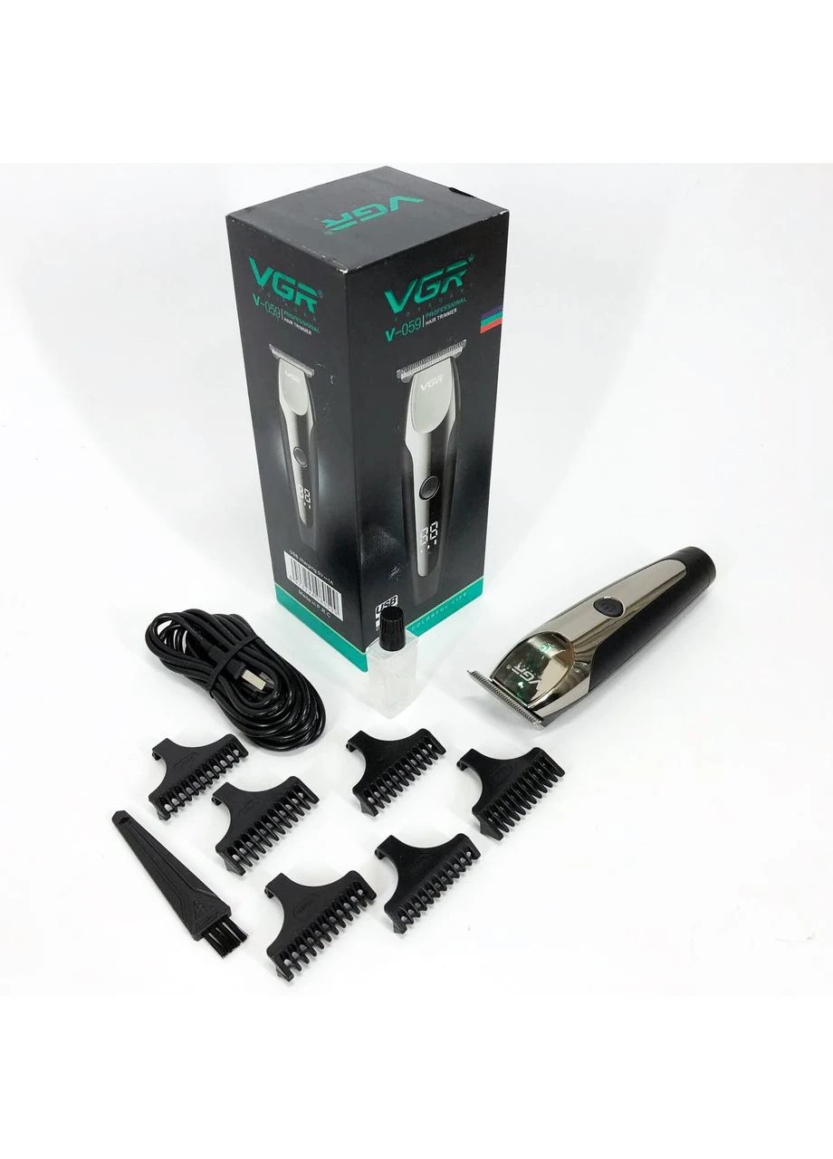 Акумуляторна машинка для стрижки V-059, бездротова електробритва, машинка для стрижки для дому VGR (397861150)
