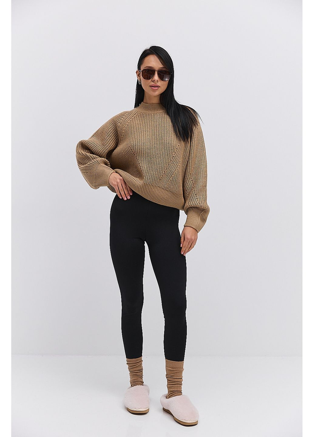 Вязаная женская кофта с рукавами-регланами Arjen (368023468)