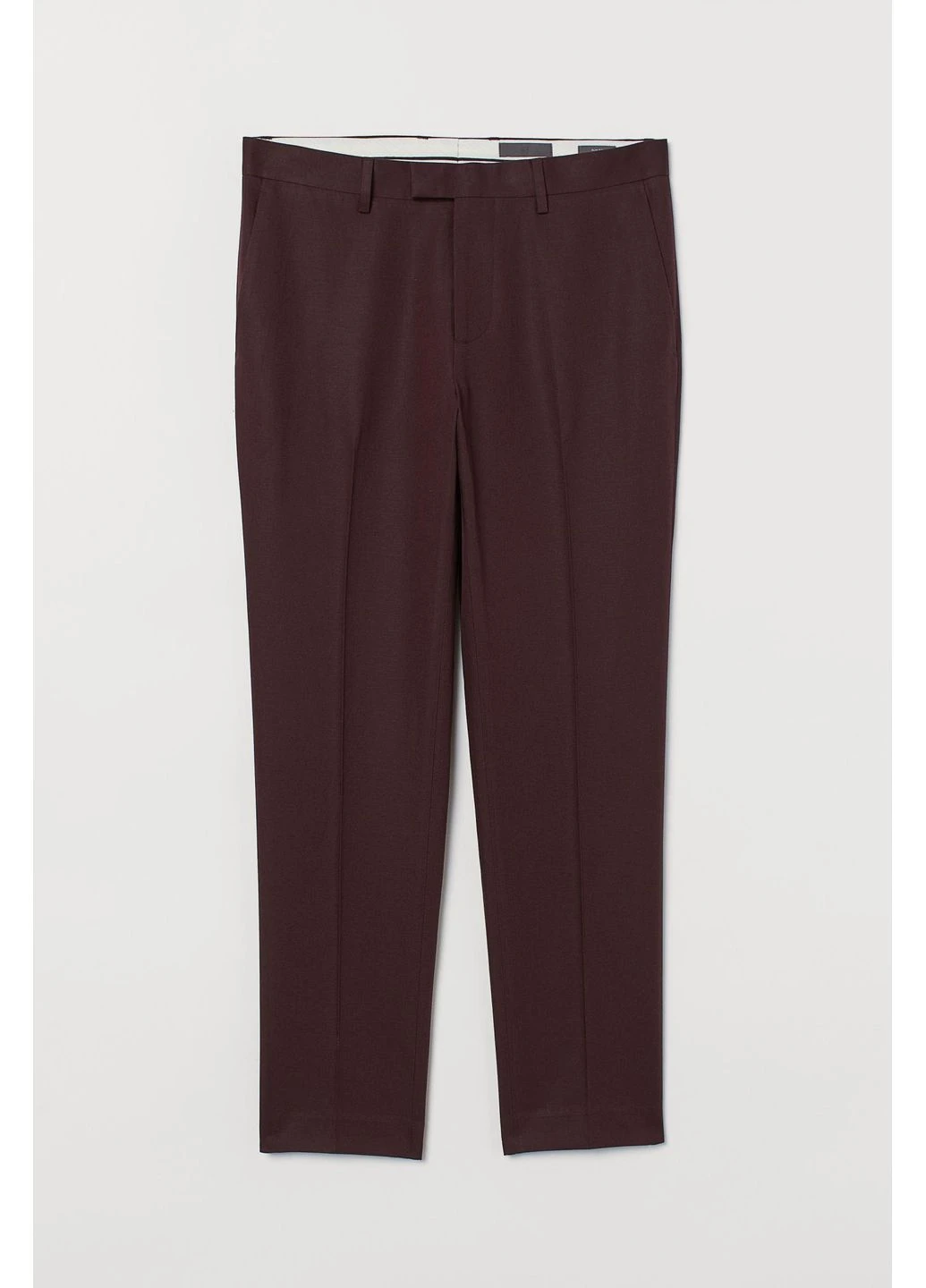 Бордовые брюки H&M