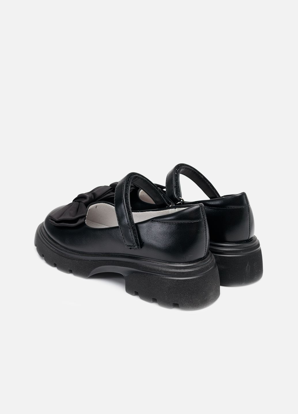 Черные туфли на плоской подошве для девочки цвет черный цб-00254843 Buddy Sheep