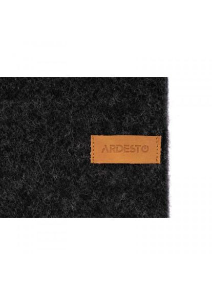 Плед (ART0403LD) Ardesto leonardo doubleface 140x200 см, антрацит-сірий (268144903)