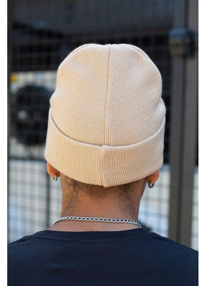 Шапка Label Беж Man Without (362501547)