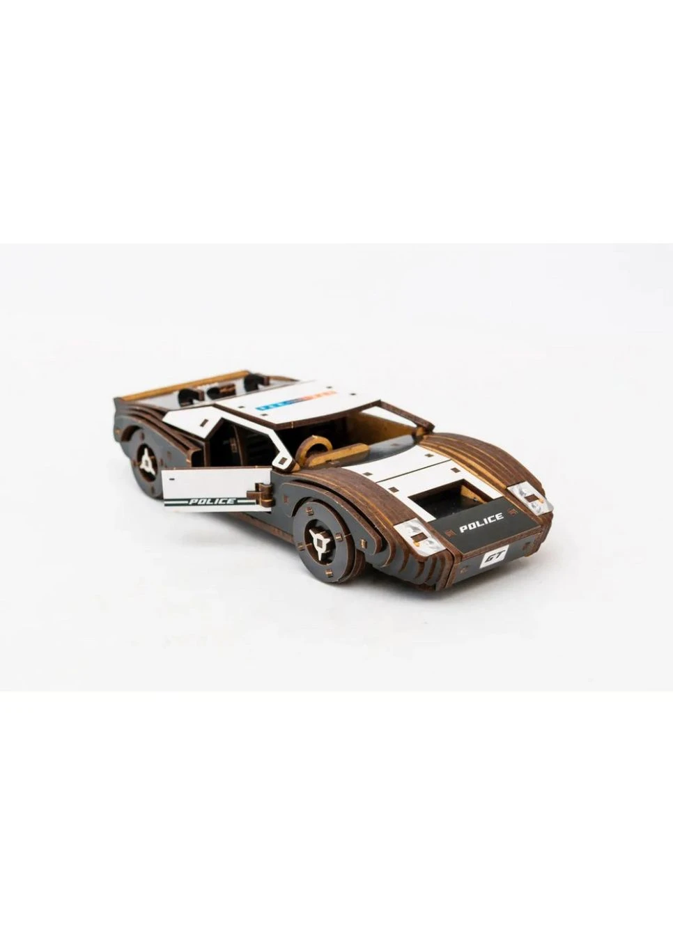 Деревянный 3D конструктор Fast Car GT, 164 детали, подарок для мальчика, творческий конструктор автомобиль No Brand (395437661)