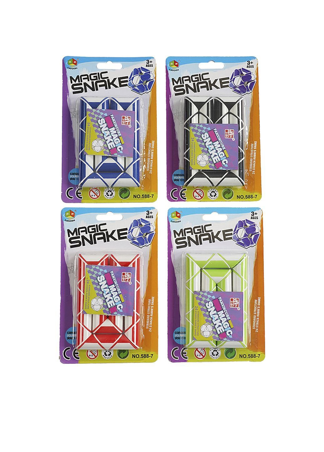 Логічна змійка колір різнокольоровий ЦБ-00287616 No Brand (366869114)