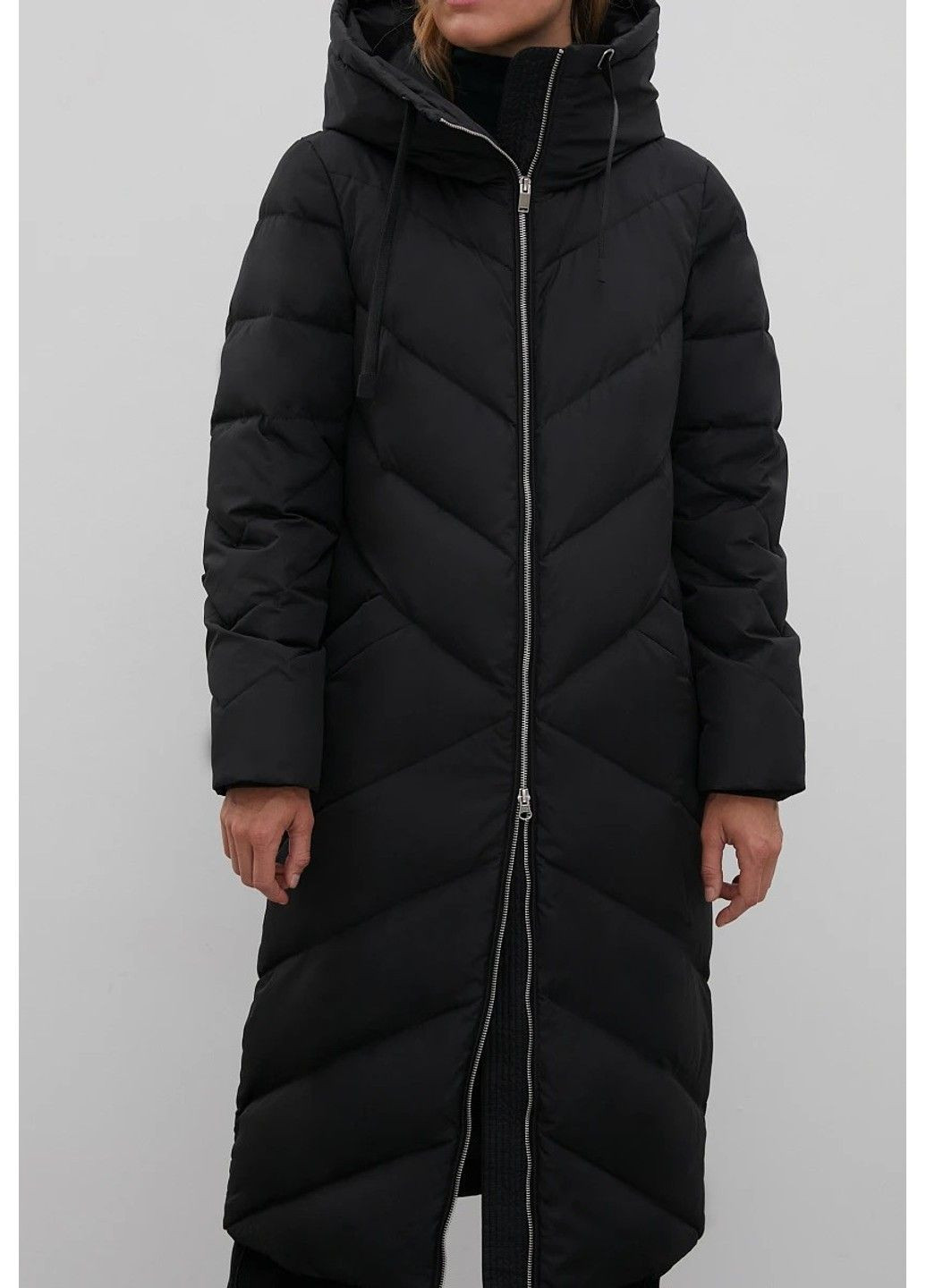 Черный зимний Пуховик Finn Flare