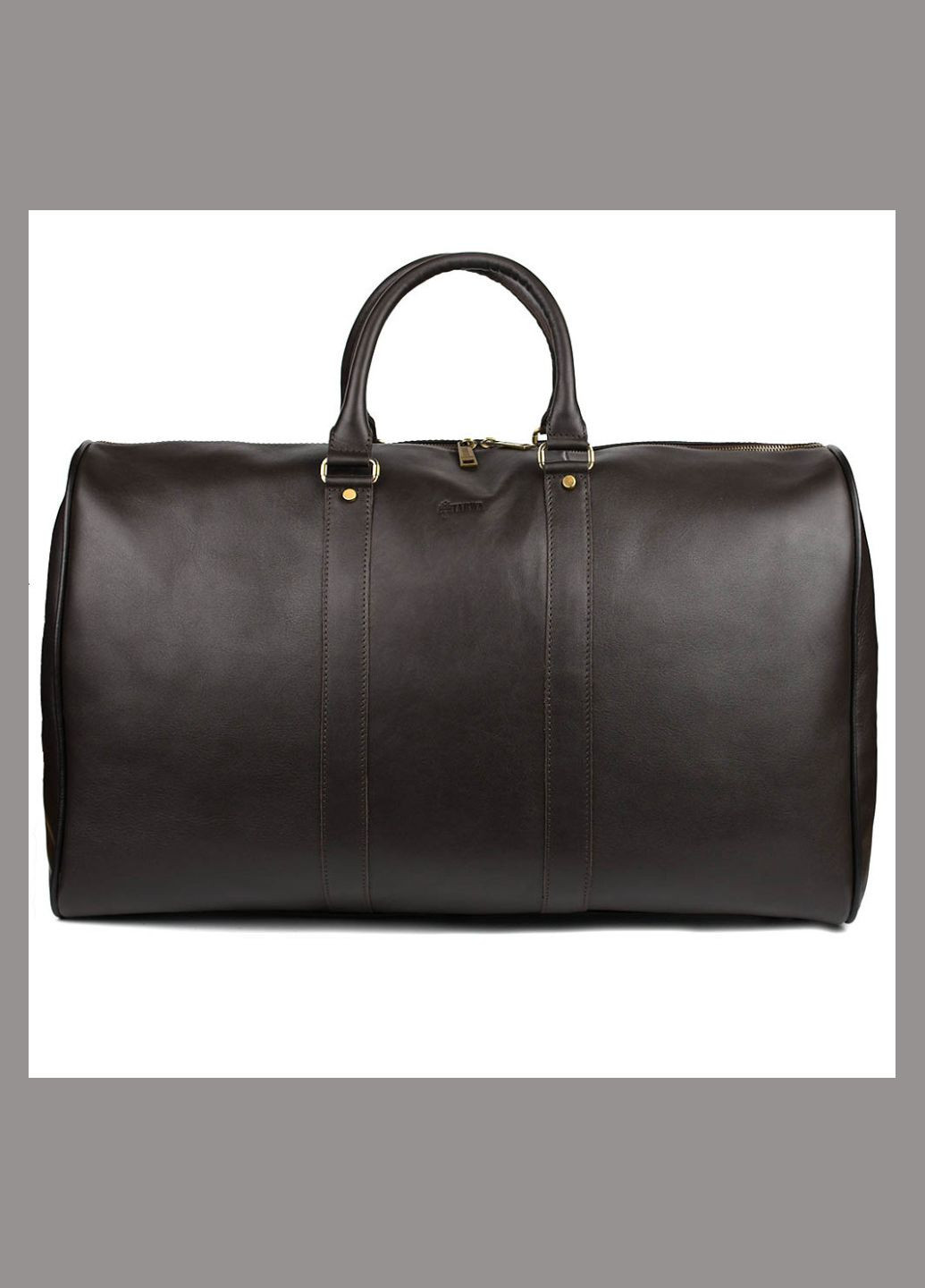 Велика шкіряна дорожня сумка 61 см GC-9551-4lx коричнева Наппа TARWA (300579266)