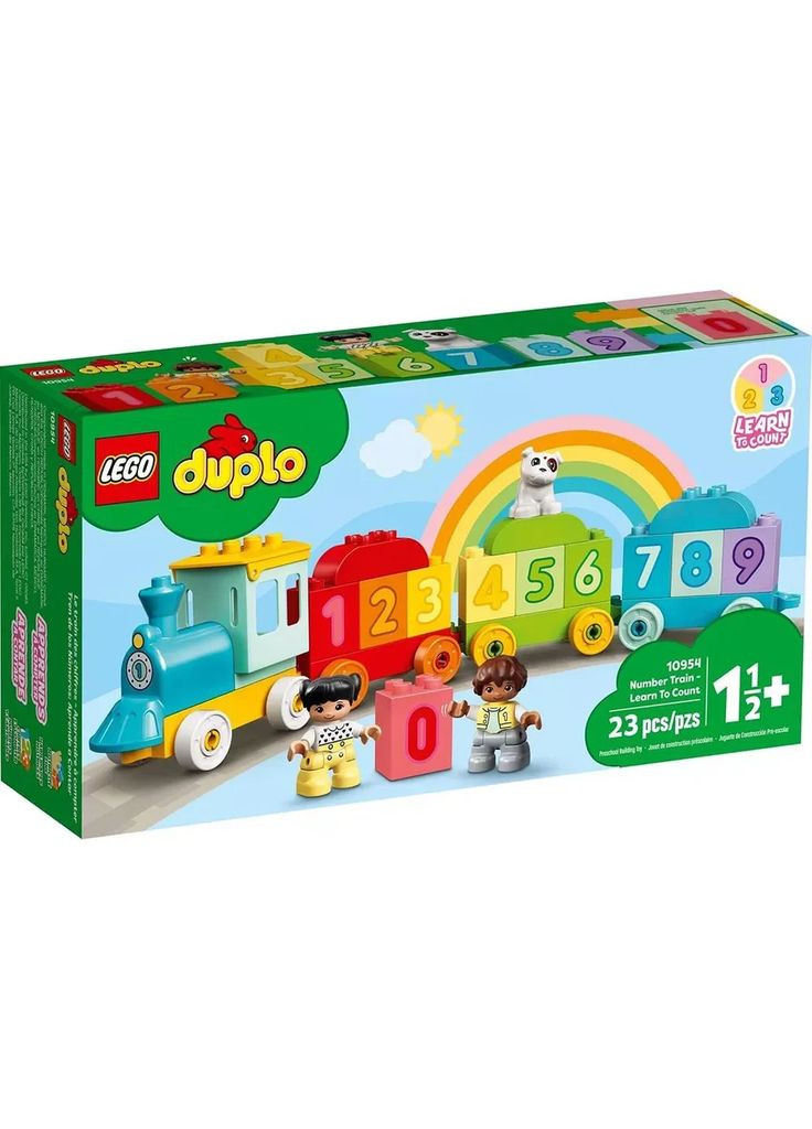 Конструктор Duplo Поезд с цифрами – учимся считать (10954) Lego (369674706)
