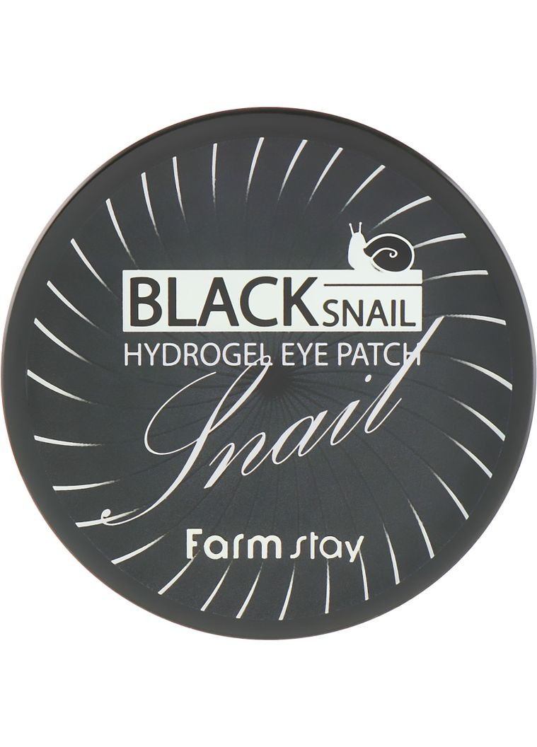 Гидрогелевые патчи для глаз с муцином черной улитки Black Snail Hydrogel Eye Patch 60шт (655509-1856) FarmStay (368651629)