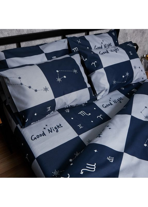 Комплект постельного белья Микросатин Premium «» Евро 200х220 наволочки 4х50х70 (MS-820008098) Moon&Star Zodiac Dream (356114522)