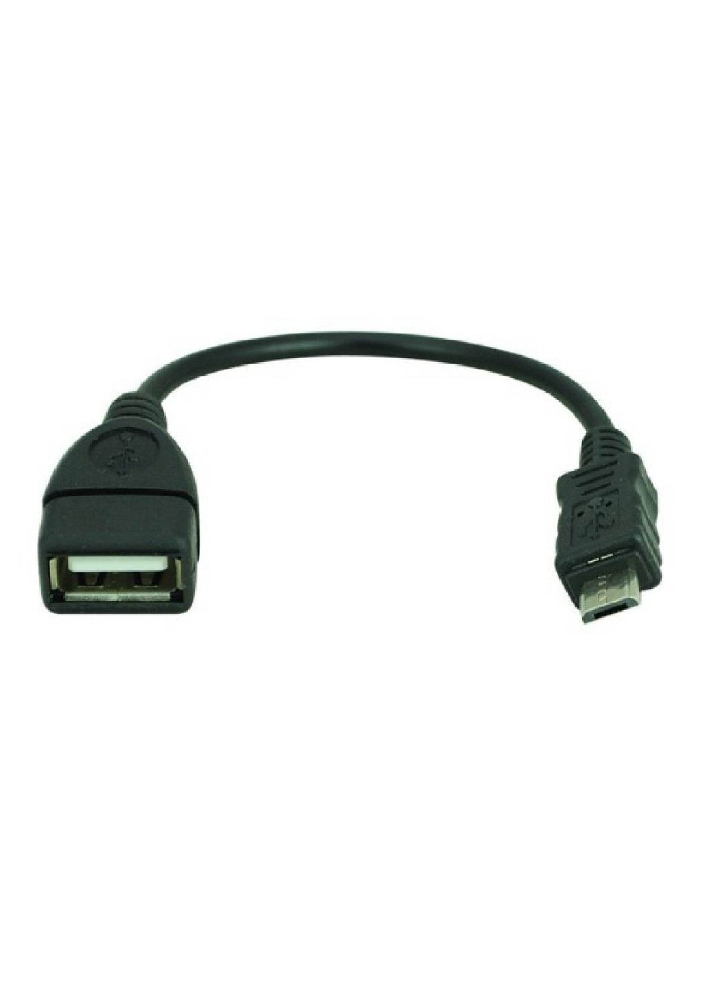 Кабель OTG мікро на USB2.0 0.17м чорний Grand (293345509)