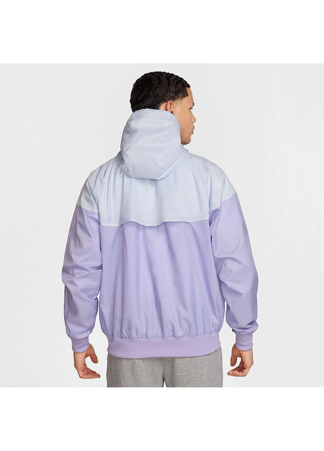 Фіолетова вітровка чоловіча sportswear heritage windrunner violet Nike