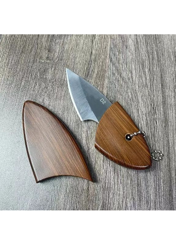 Міні-ніж кишеньковий ніж у дерев'яній коробці вуличний ножик портативний гострий ніж для фруктів No Brand (368717585)