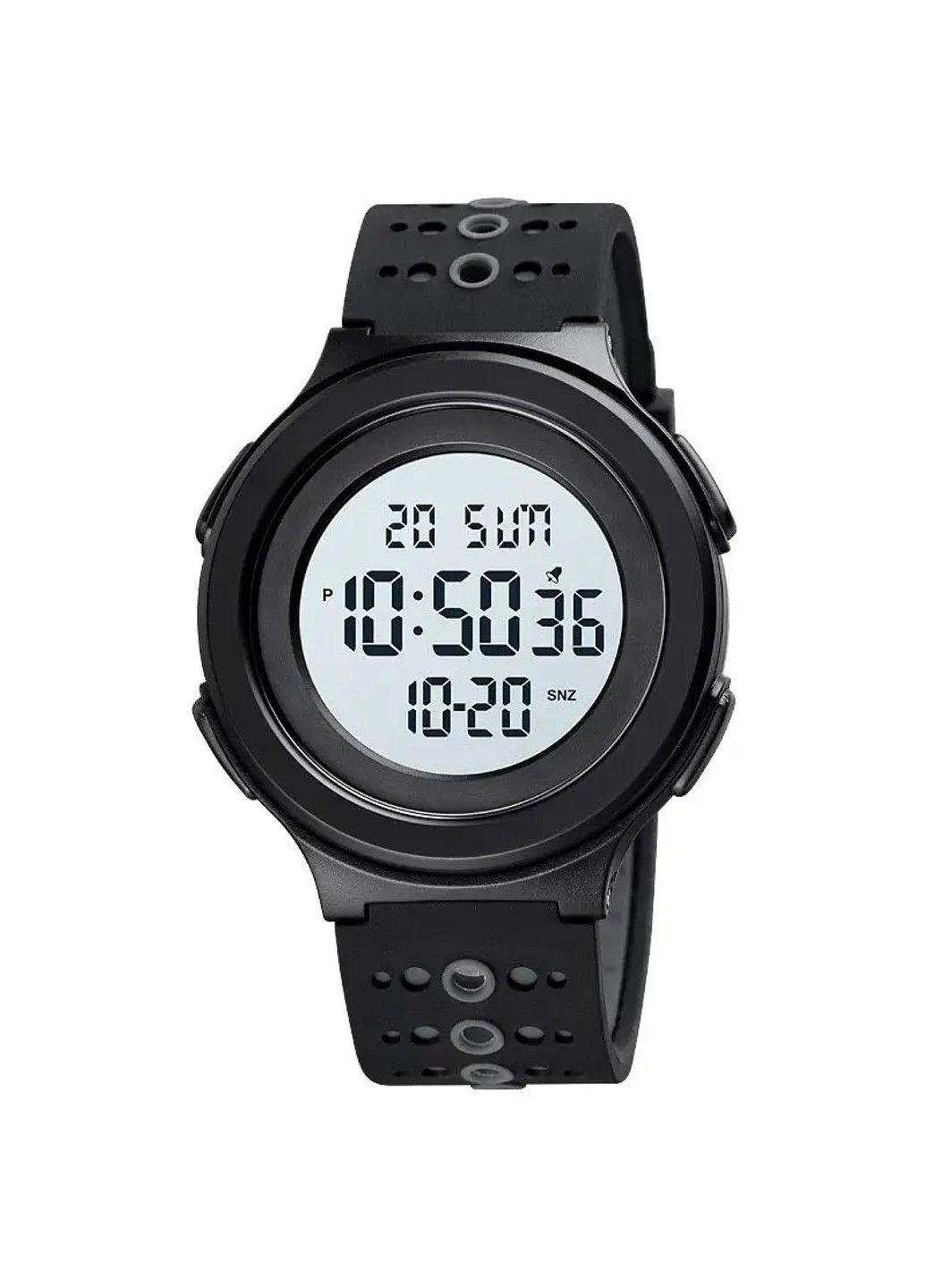 Чоловічий наручний годинник 1733 (Чорний з білим) Skmei (314483337)