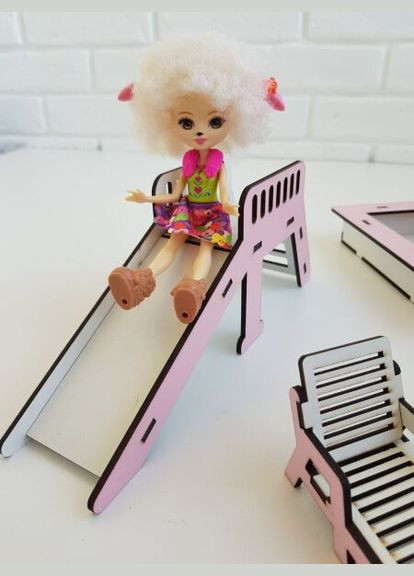 Гірка для ляльок Лол Рожева (kml005) NestWood (303633018)