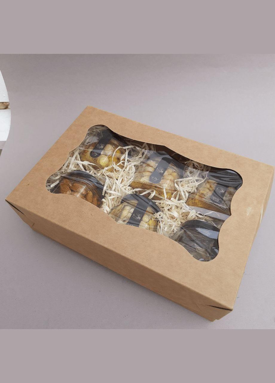 Подарунковий набір з крем медом чоловікові у день народження №41А Царство Меду (330027743)