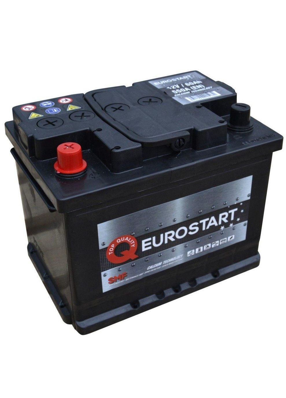 Автомобільний акумулятор 6СТ-60Ah Аз 550A (EN) 560065055 Eurostart (350920837)