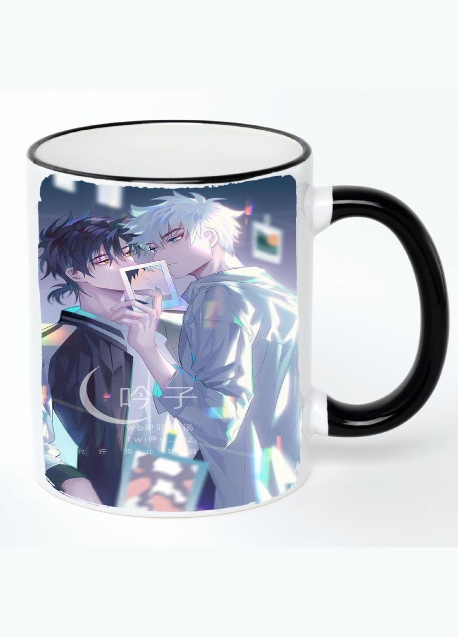 Чашка Агенти часу Аніме #012 (кухоль, кружка) Біла з чорною ручкою 330 мл No Brand (322716050)