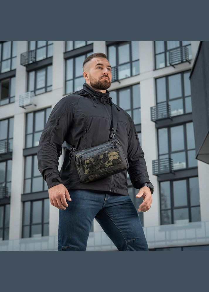 Сумка Admin Bag Medium Elite с липучкой Multicam Black/Black M-TAC (315148173)