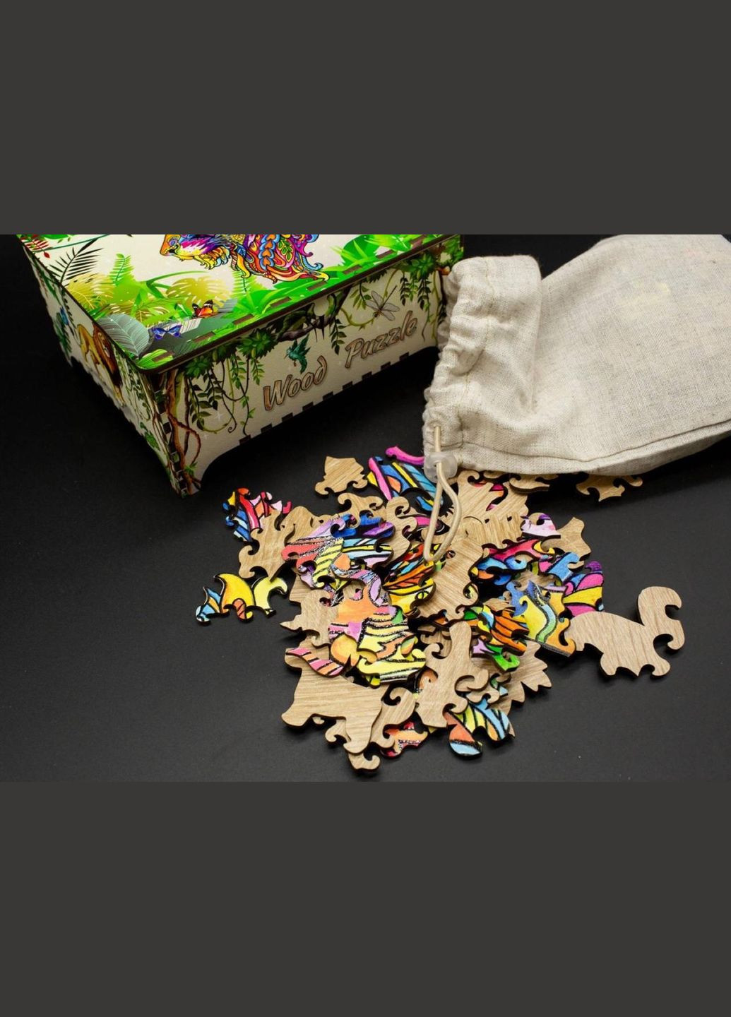 Пазл из фанеры. Лев. 150 элементов. HM furnitura (330610571)