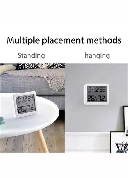 Годинник цифровий з вологоміром, термометром для дому Boer (317297358)