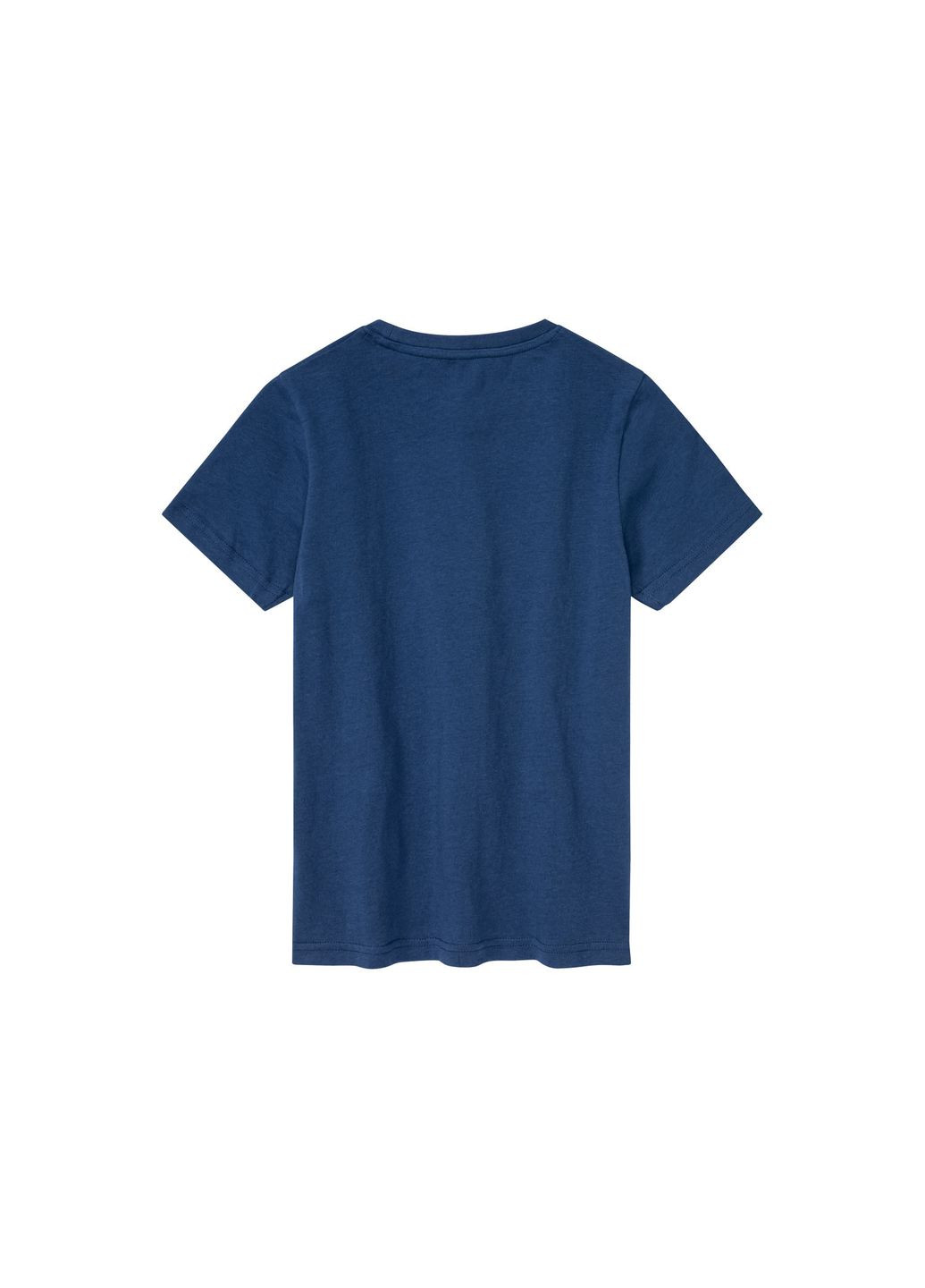 Темно-синя демісезонна футболка бавовняна для хлопчика 371400 темно-синій Pepperts