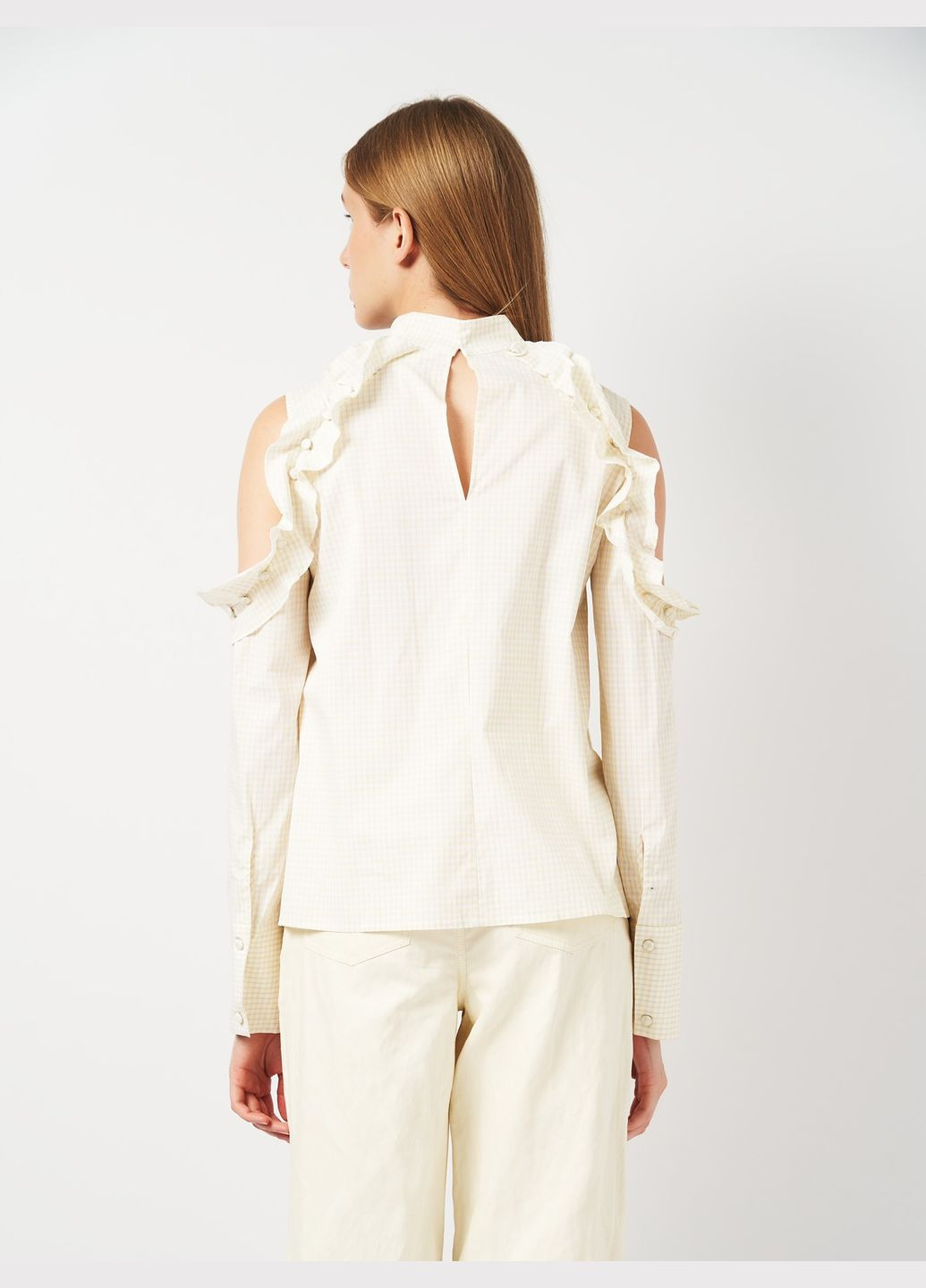 Молочна блуза H&M