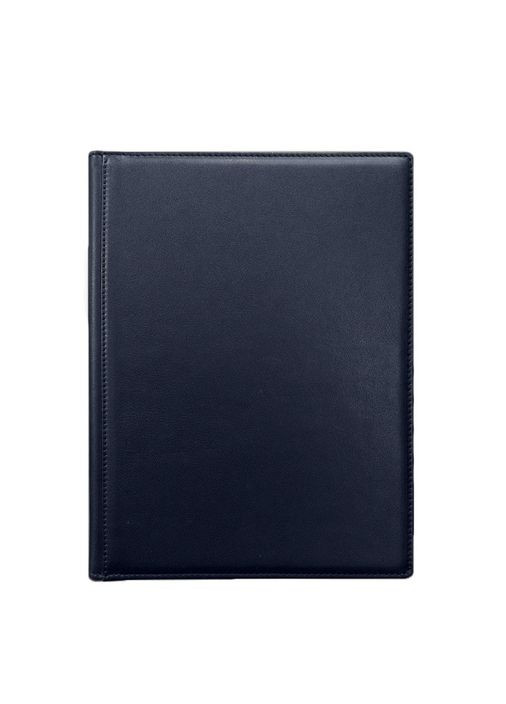 Шкіряна папка для документів на підпис темно-синя (A-027911) BlankNote (330144384)