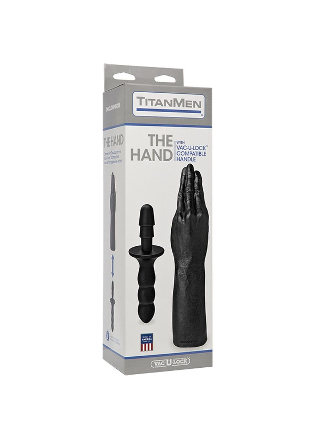 Рука для фистинга Titanmen The Hand with Vac-U-Lock Compatible Handle, диаметр 6,9см Doc Johnson (333332276)