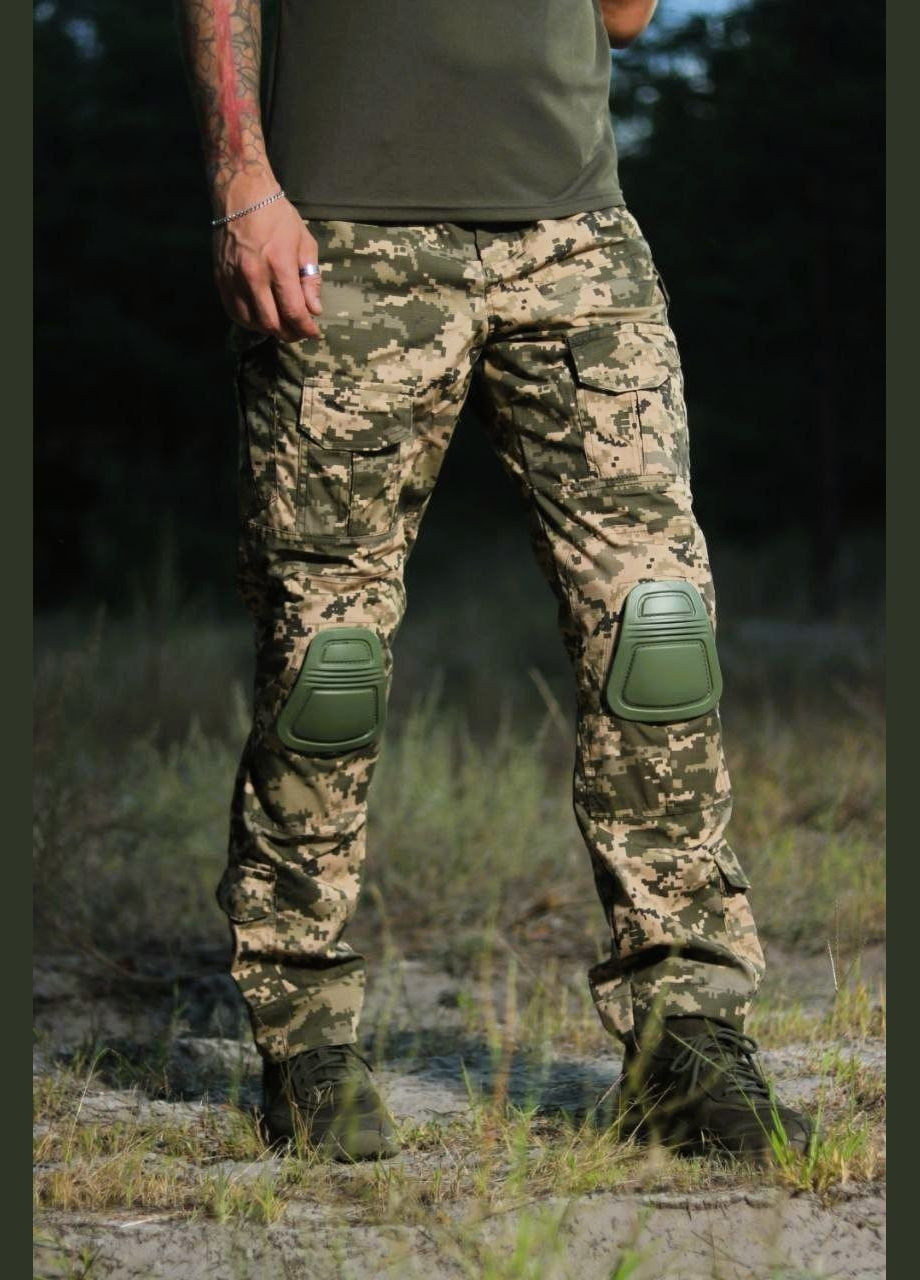 Боевые штаны с наколенниками G3, Пиксель, 56 Vik-Tailor (315881952)
