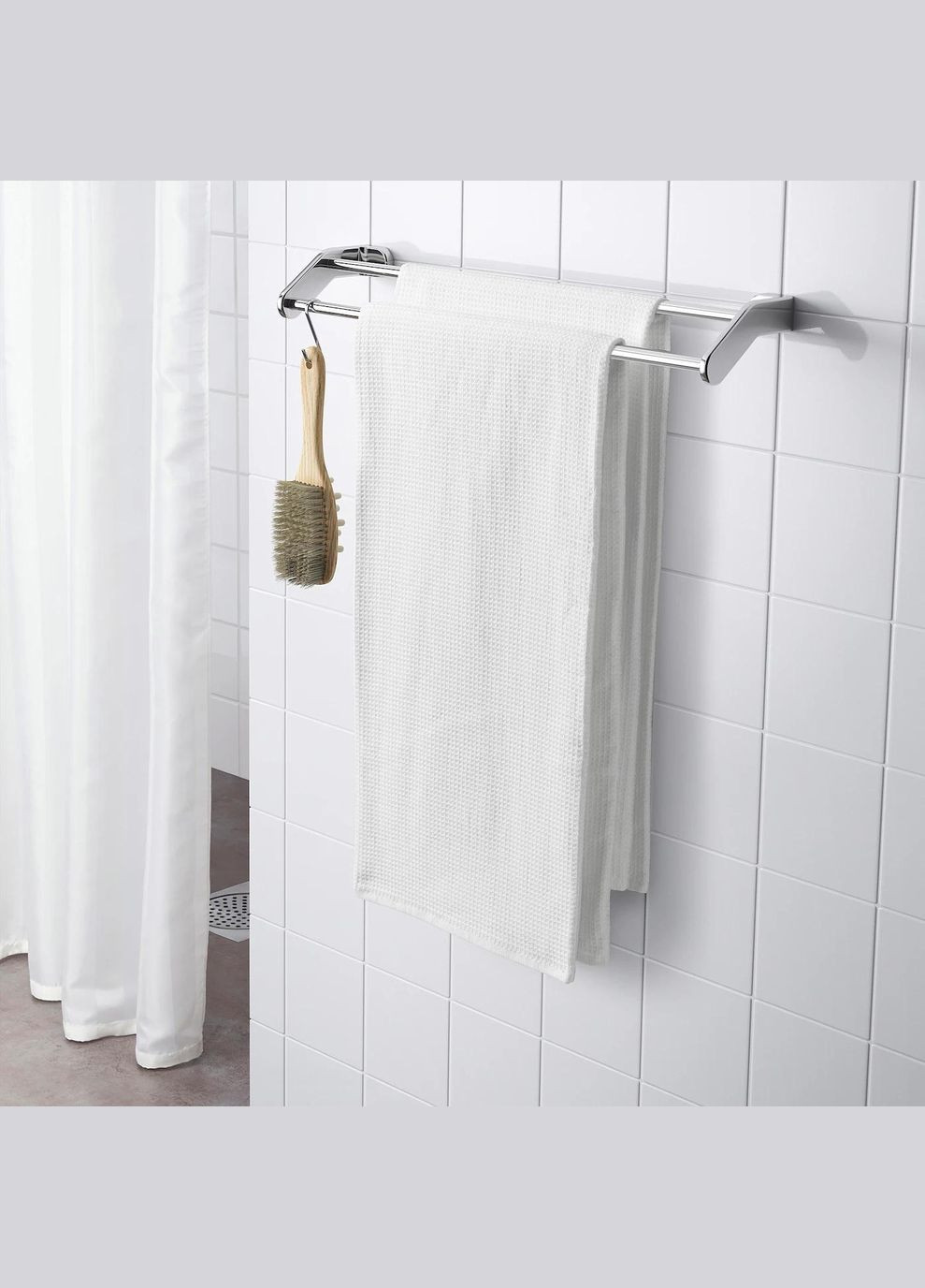 IKEA рушник ікеа salviken 100х150 см (10313227) білий виробництво -