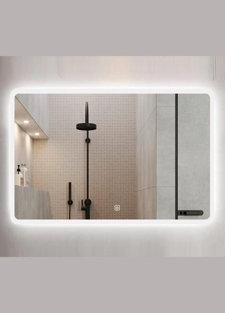 Дзеркало LED DE-M3011 100смх75см, сенсорне включення + підігрів Dusel (316720408)