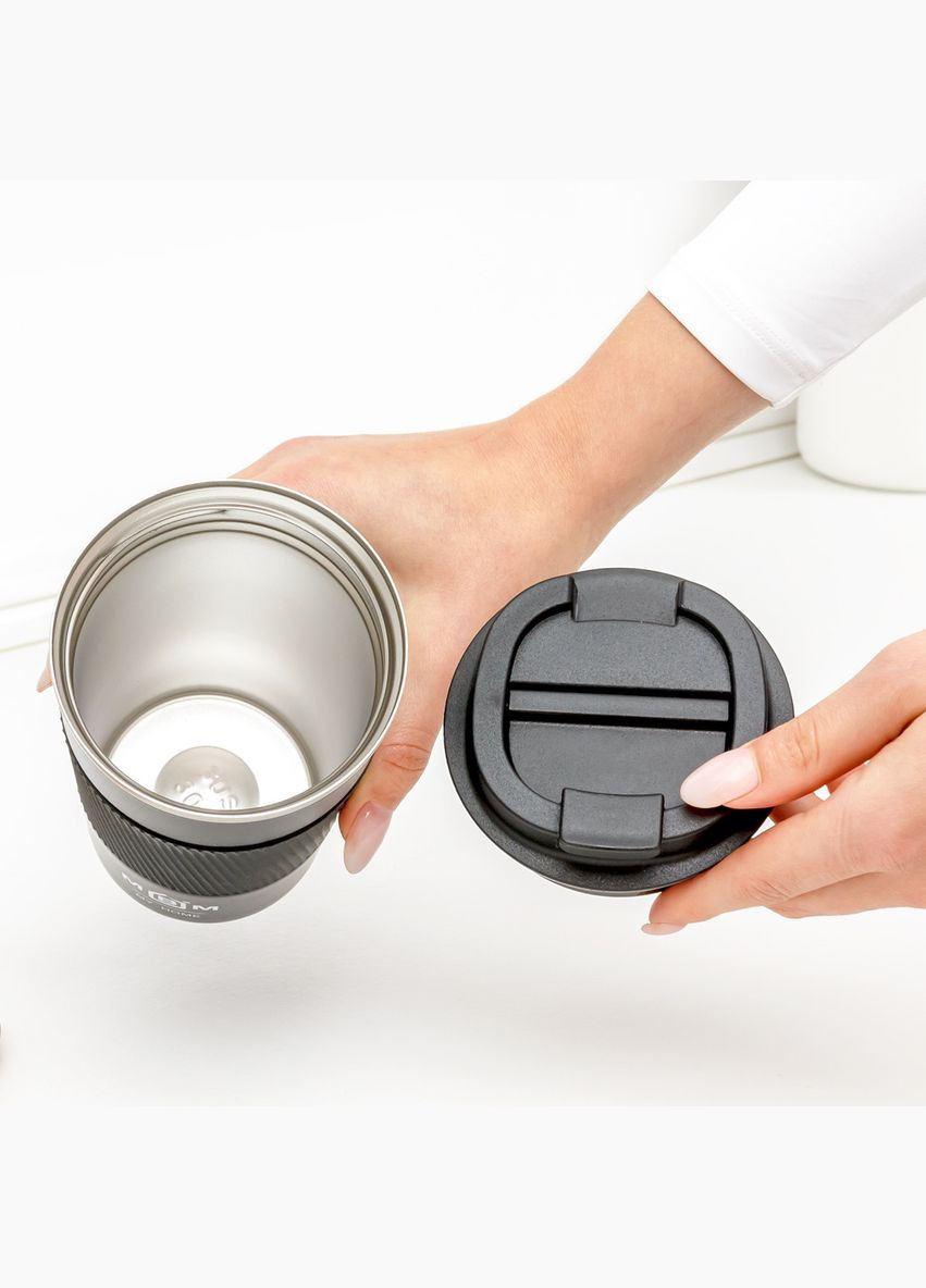 Термокружка MY HOME 380 мл Черная (KP28 S BLACK) MVM (301003338)