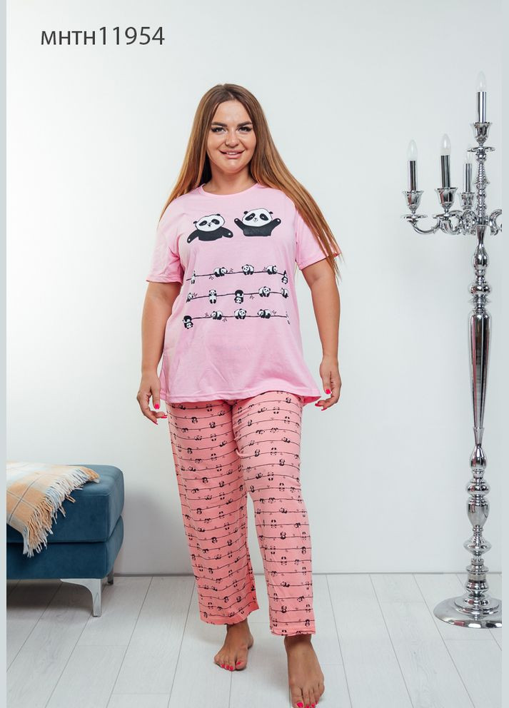 Прозорий жіноча піжама тонкий трикотаж Minton