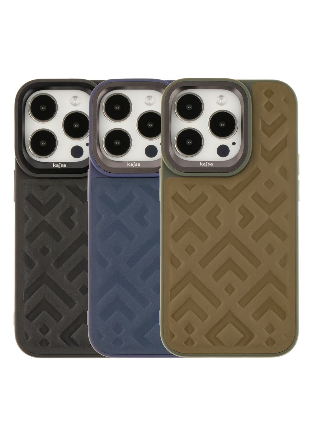 Чехол Briquette Collection Rhombus для iPhone 14 Pro Max Цвет Black Kajsa Apple iPhone 14 Pro Max 2022 (335874761)