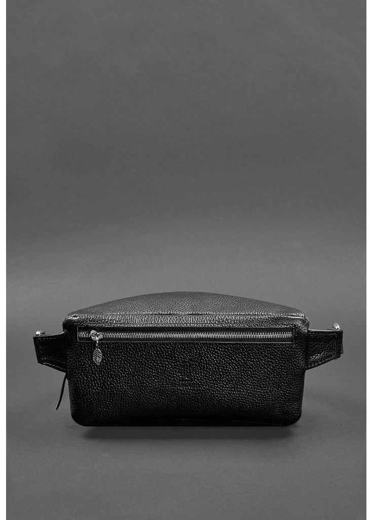 Шкіряна жіноча сумка на пояс Spirit чорна BlankNote поясна (348359330)