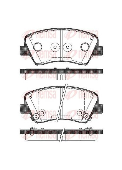 Колодка Remsa (354336138)