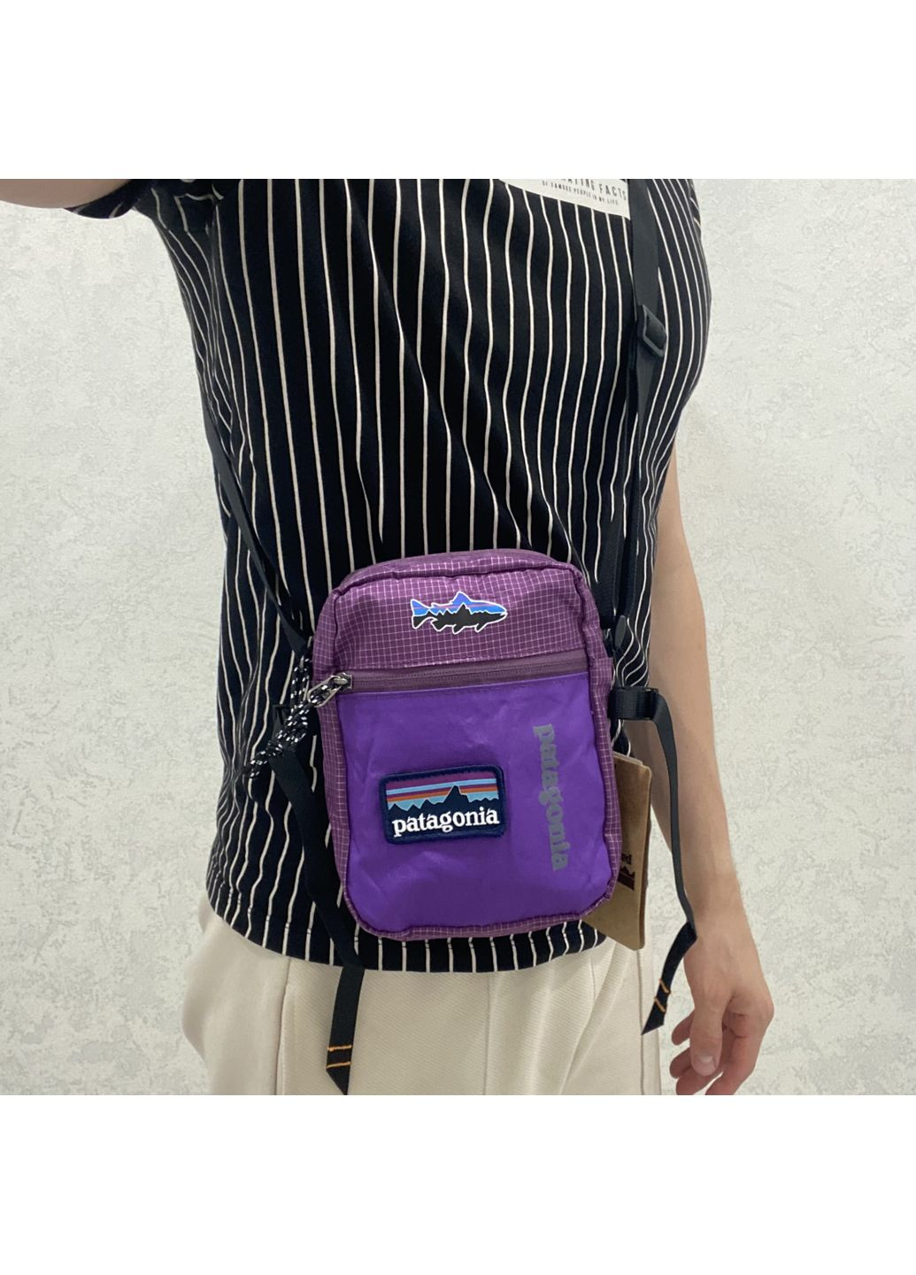 сумка через плече патагонія з шевроном міська барсетка мессенджер Patagonia (351565893)