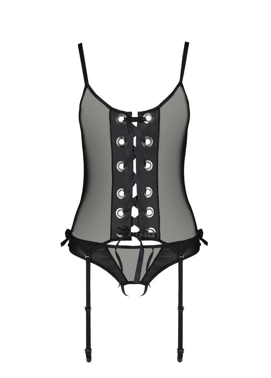 NESSY CORSET black S/M - Passion (303907116)