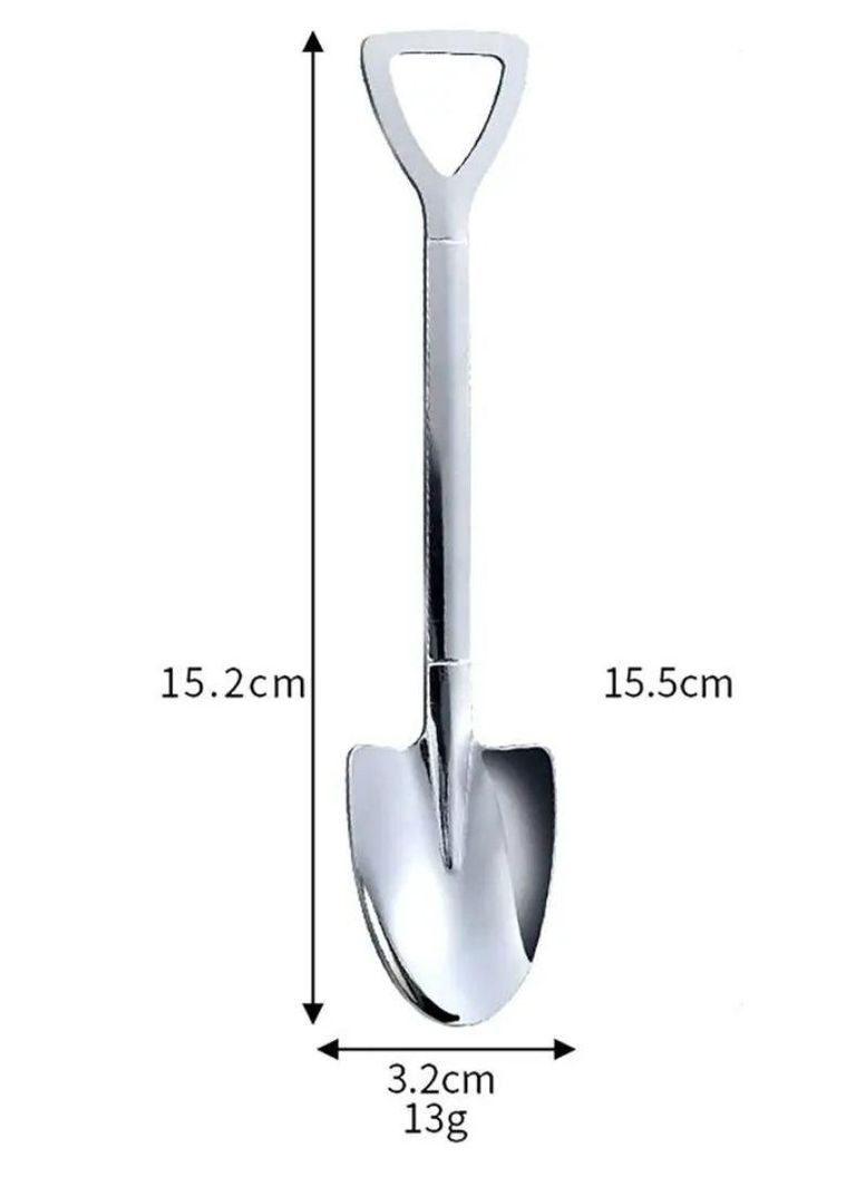 Чайная ложкав виде лопаты, нержавеющая сталь. No Brand (314813428)